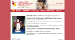 Desktop Screenshot of paediatricphysiotherapy.com